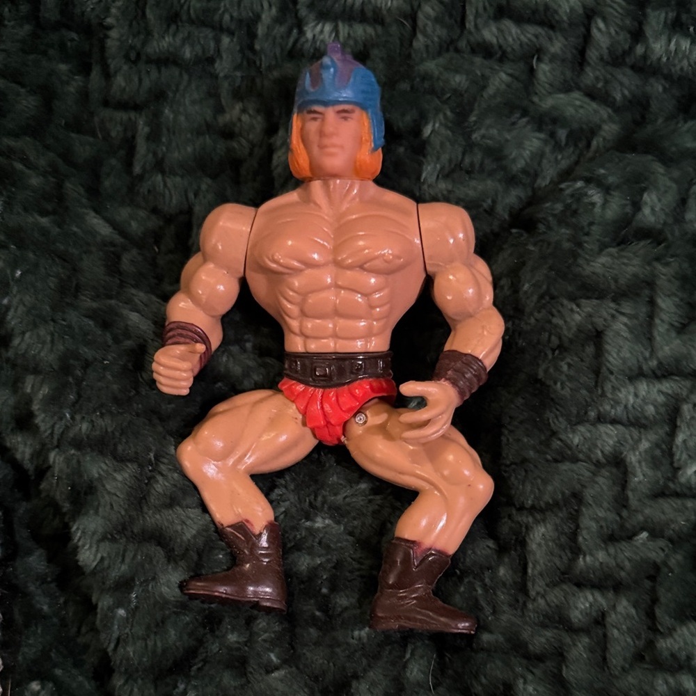 Vintage 1980s Sungold Galaxy Fighters "Magnon" Moveable Action Figure